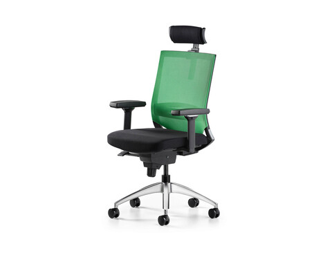 Scaun de birou, Bürotime, CZY-CHR-A001435, Cm, Verde / Negru - 1 | YEO