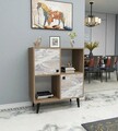 Consola, Kalune Design, Balek, 75x105x40 cm, Hitit / Stone