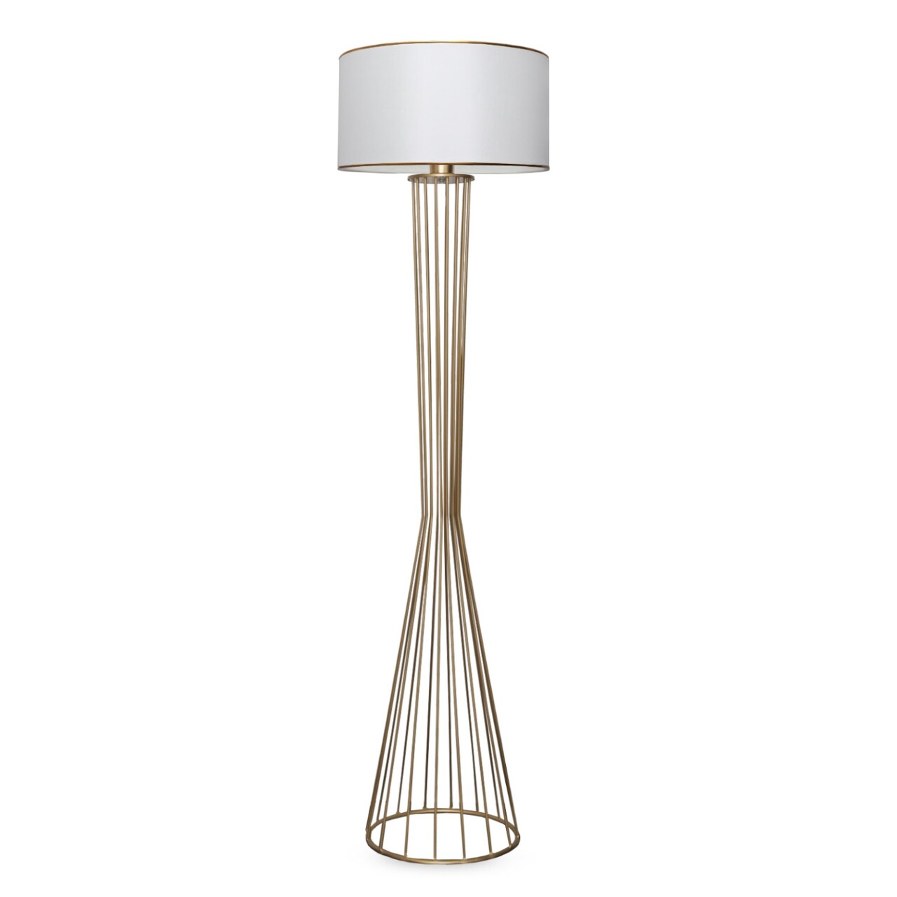 Lampadar, AYD-3077, Insignio, 38 x 155 cm, 1 x E27, 60W, alb/auriu - 1 | YEO