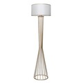 Lampadar, AYD-3077, Insignio, 38 x 155 cm, 1 x E27, 60W, alb/auriu