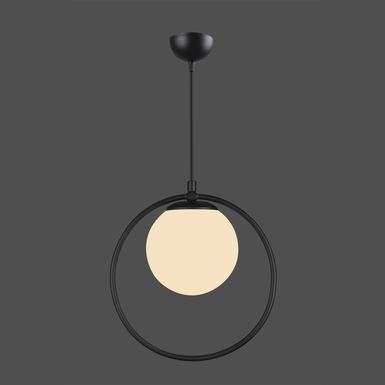 Lustra, Squid Lighting, Ates Pendant, 26 x 15 x 126 cm, fier/sticla, alb/negru