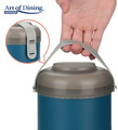 Caserola termica dubla Loca, Art of Dining by Heinner, 920 ml, inox/polipropilena, albastru/gri