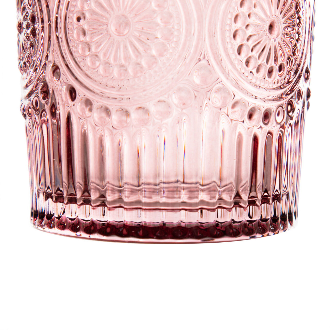 Pahar Barrel, Homla, 300 ml, sticla, roz