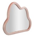 Oglinda decorativa Cloud, Mauro Ferretti, 90x60 cm, MDF/rama acoperita cu catifea, roz