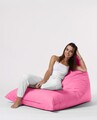 Fotoliu puf, Bean Bag Ferndale, Pyramid Bed, 145 cm, poliester impermeabil, roz