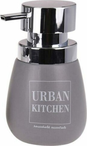 Dozator sapun lichid Urban Kitchen, 300 ml, 8.5x15 cm, dolomit, gri