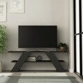 Comoda TV, Homitis, Farfalla - Anthracite, 33.5x120x40 cm