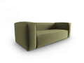 Canapea 3 locuri, Mackay, Cosmopolitan Design, 200x94x73 cm, catifea, verde deschis