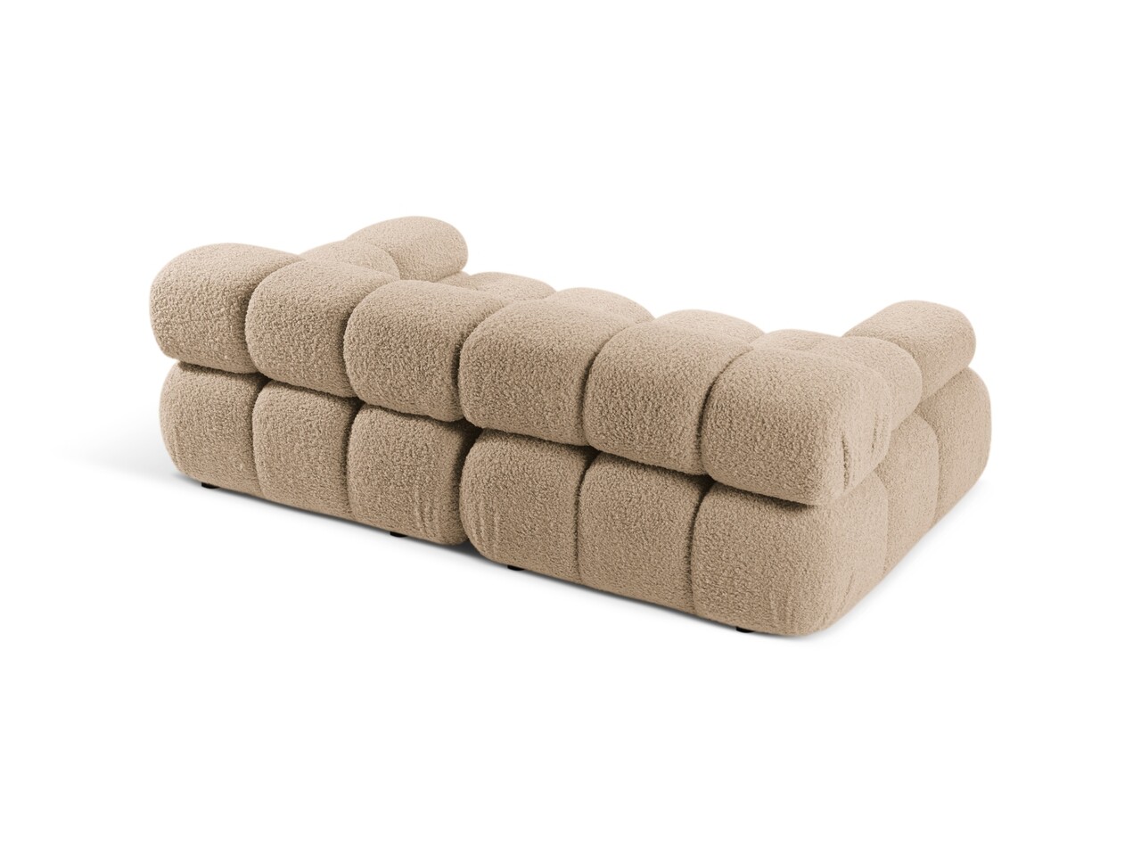 Canapea 2 locuri, Bellis-213, Micadoni Home, 188x94x70 cm, tesatura boucle, bej sand - 1 | YEO