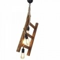 Candelabru All Design, handmade, 32x9x95 cm, Walnut