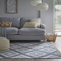 Covor Alix, Flair Rugs, 120x170 cm, bumbac, bleumarin