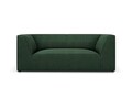 Canapea 2 locuri, Ruby, Micadoni Home, BL, 174x93x69 cm, poliester, verde