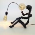 Lampa de masa All Design, metal, 18x32 cm, Black