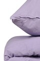 Lenjerie de pat dubla King, 3 piese, 220x240 cm, 100% bumbac, Limasso, Standart Stonewashed, violet