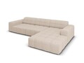 Coltar dreapta 4 locuri, Jennifer-140, Micadoni Home, 284x166x70 cm, tesatura chenille din poliester, bej