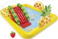 Piscina gonflabila pentru copii Fruit Intex, 493 L, 244x191x91 cm, polivinil, multicolor