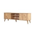 Set mobilier living 3 piese, comoda, comoda tv si masuta, Motto 200, Vella, atlantic pine