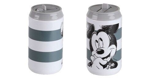 Cutie termos Mickey Mouse, Disney, 300 ml, inox, gri