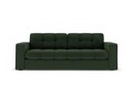 Canapea 2 locuri, Justin, Micadoni Home, BL, 162x90x72 cm, poliester, verde inchis