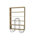 Corp biblioteca, Homitis, Norfolk Bookcase, 96x160x25.5 cm, Stejar