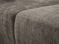 Canapea 3 locuri cu tetiera reglabila, Cruz-197, Micadoni Home, 234x103x74 cm, tesatura chenille Cremona, gri elefant