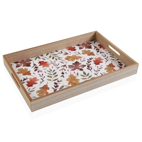 Tava pentru servire Aya Leaves, Versa, 45 x 30 x 5 cm, MDF