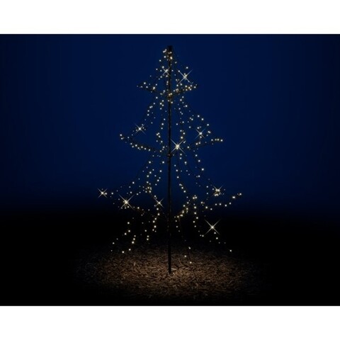 Decoratiune luminoasa Tree metal light-up, Lumineo, H200 cm, 420 LED-uri, lumina calda