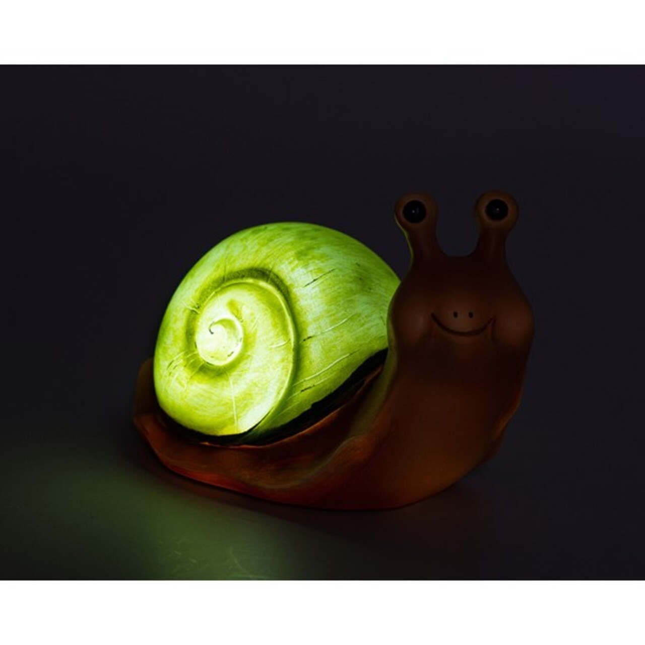 Lampa solara de gradina Snail, Lumineo, 8x16x10.5 cm, polirasina, verde - 1 | YEO