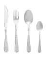 Set tacamuri pentru 6 persoane, 24 piese Bubble, Ambition, inox, argintiu