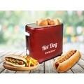 Aparat de facut Hot Dog BT.150Y, Beper, cu design vintage, 750 W, 5 niveluri de preparare