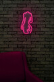 Decoratiune luminoasa LED, Sexy Woman, Benzi flexibile de neon, DC 12 V, Roz