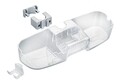 Suport accesorii baie Caddy Premium, Wenko, 36x12x7.5 cm, plastic/polistiren/ABS, transparent