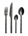 Set tacamuri Amefa, Karma, 16 piese, inox 18/0, negru