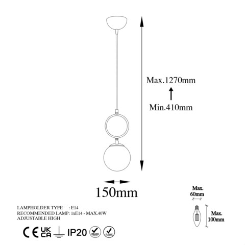 Lustra, Fulgor, 942FLG1651, Metal, Auriu