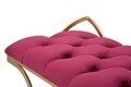 Bancheta Glam Luxy, Mauro Ferretti, 103x43x47 cm, catifea, bordo