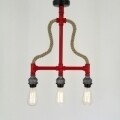 Candelabru All Design, metal, 38x50 cm, Red