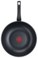 Tigaie Wok, Tefal, Easy Plus, 28 cm Ø, aluminiu