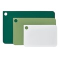 Set 3 tocatoare Bizet, Ambition, 38.5x24 / 31.5x20 / 24x16 cm, plastic, verde