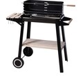 Gratar BBQ Rectangular, 83x45.5x86.5 cm, metal, negru