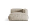 Sezlong modular living dreapta 1 loc, Martina-169, Micadoni Home, 176x123x75 cm, tesatura structurata catifelata, bej deschis