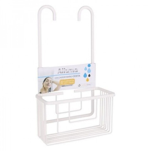 Polita pentru dus Confortime, 25x12.5x44.5 cm, aluminiu