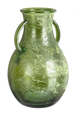 Poza Vaza Arleen, Bizzotto, Ã˜20x32 cm, sticla reciclata, verde inchis