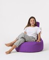 Fotoliu puf, Bean Bag, Ferndale Lina, 70 x 80 cm, poliester impermeabil, mov