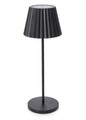 Lampa LED de exterior Artika, Bizzotto, 12.5x36 cm, cu baterie reincarcabila, otel acoperit cu pulbere, negru