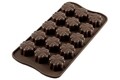 Forma de copt din silicon Fleury, Silikomart Easy Choco, 15 forme, Ø3 cm