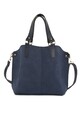 Geanta, Bagmori, 3554 - 46120 - Navy Blue, imitatie piele nabuc, bleumarin