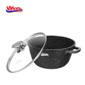 Cratita Classic, Vanora, 20x8.5 cm, 2.6 L, aluminiu turnat/ceramica, negru