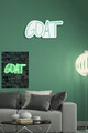 Decoratiune luminoasa LED, GOAT, Benzi flexibile de neon, DC 12 V, Verde