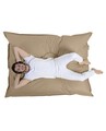 Fotoliu puf, Bean Bag, Ferndale Giant, 140 x 180 cm, poliester impermeabil, bej nurca