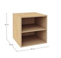 Raft modular Composite Cube W-Shelf, Bizzotto, 35x35x35 cm, PAL/MDF, natural